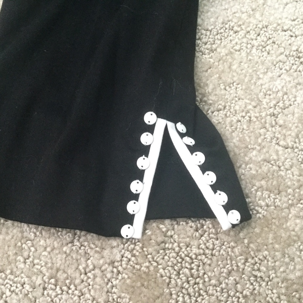 Ruby Road Petite Black Capri Pants with White Beads Size 6 Office Career - Picture 2 of 4